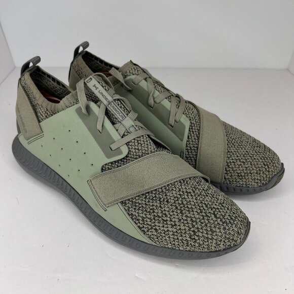 Under Armour Mens 4200382349 Green Threadborne Shift Size 10 Sneakers - Picture 2 of 9